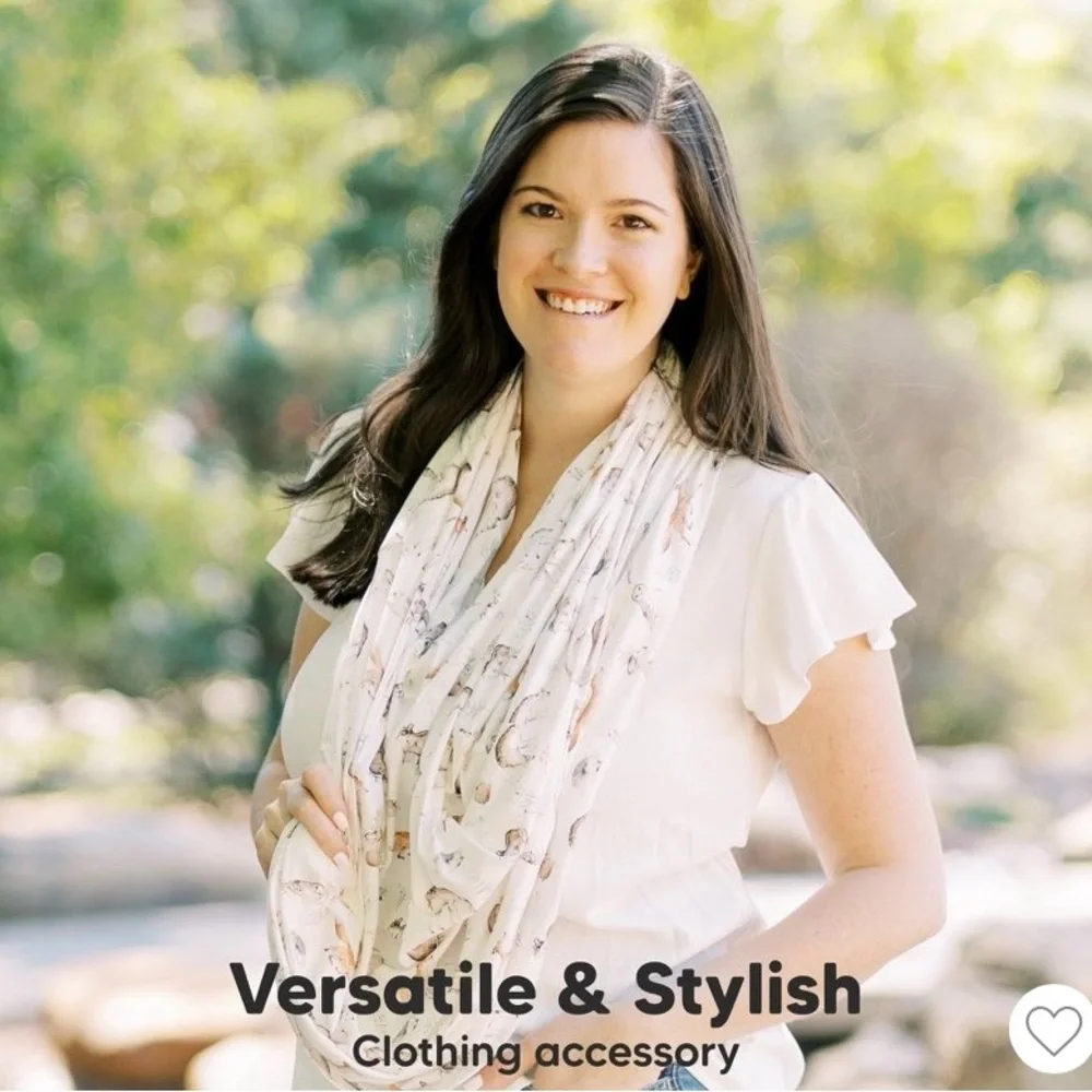 Starry Gray Multi-Use Baby Car Seat Cover - Like New! - Picture 7 of 7